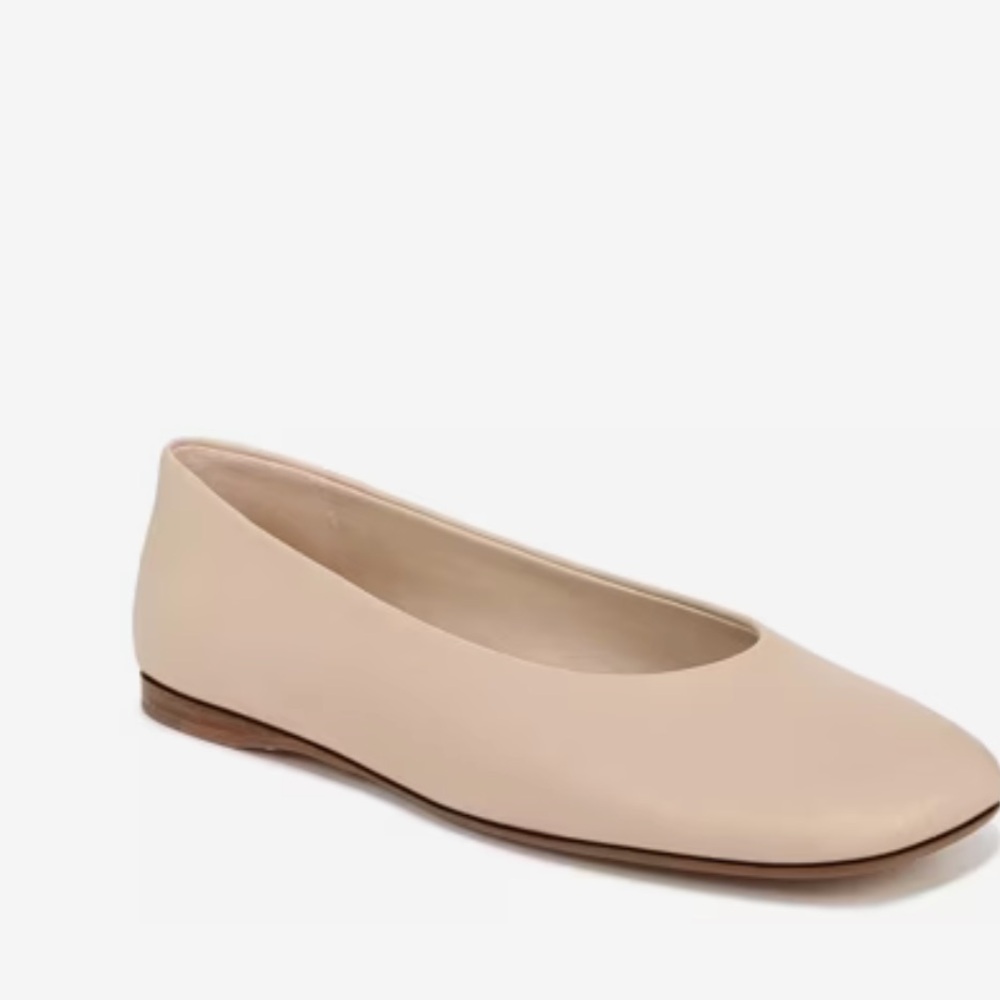 Vince Leah Flat - leather Color Taupe Women size 10 New
